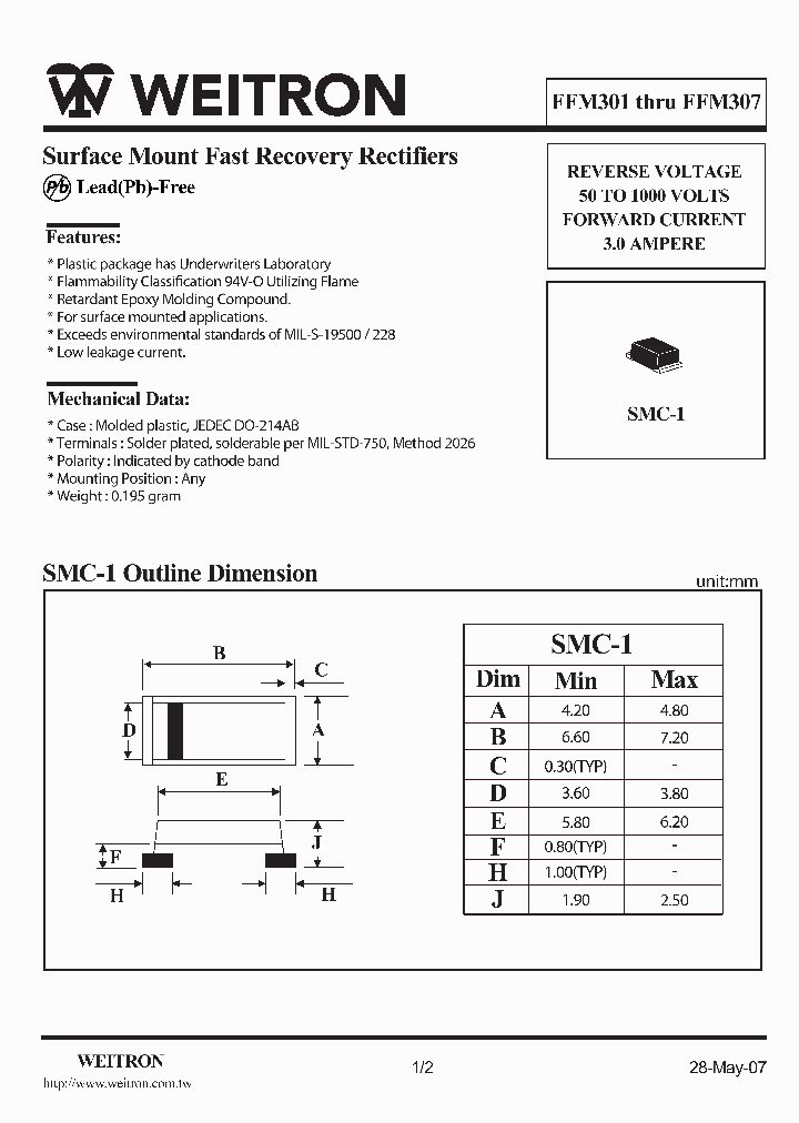 FFM301_3385809.PDF Datasheet