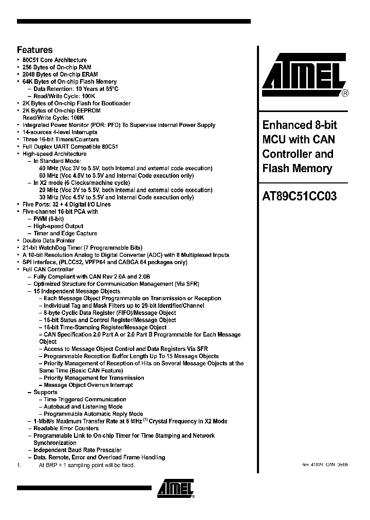 AT89C51CC03C-S3SIM_3390753.PDF Datasheet