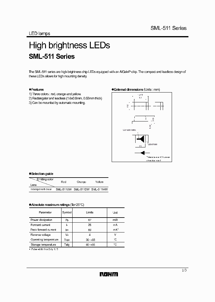 SML-511UW_3394034.PDF Datasheet
