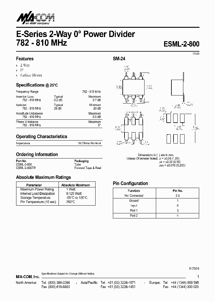 ESML-2-800_3394221.PDF Datasheet