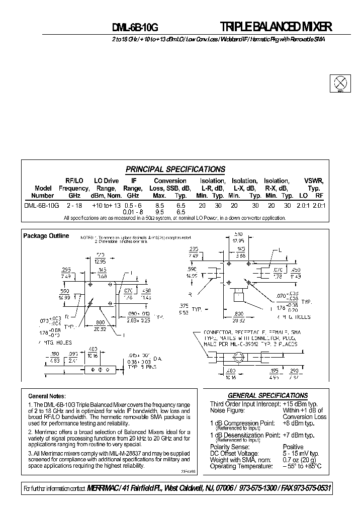 DML-6B-10G_3394782.PDF Datasheet
