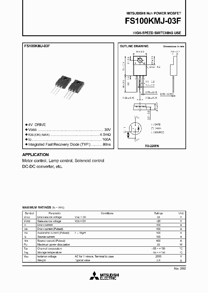 FS100KMJ-03F_3395882.PDF Datasheet