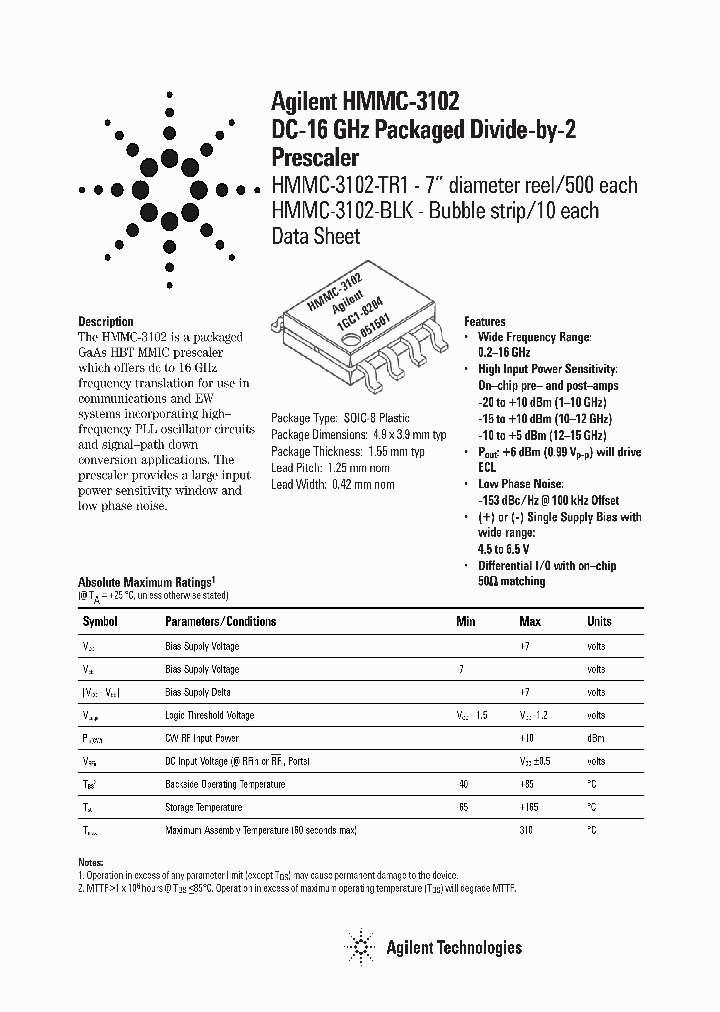 HMMC-3102_3396225.PDF Datasheet