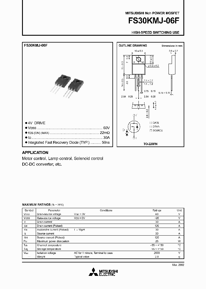 FS30KMJ-06F_3395636.PDF Datasheet