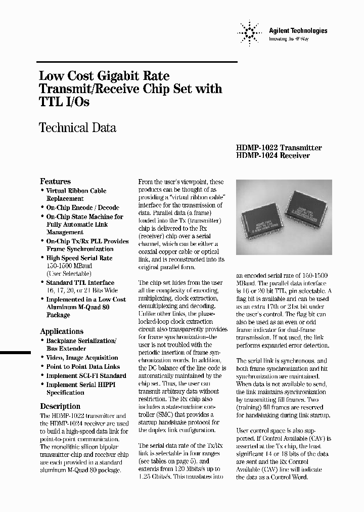HDMP-1024_3400499.PDF Datasheet