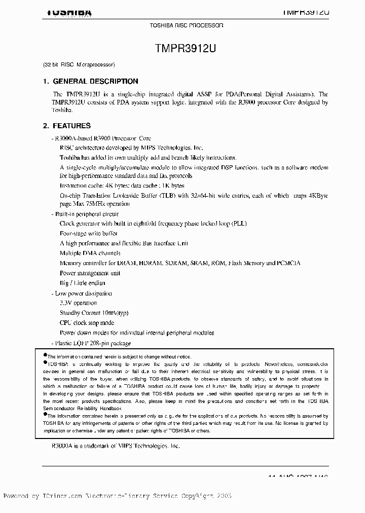 TMPR3912U_3400689.PDF Datasheet