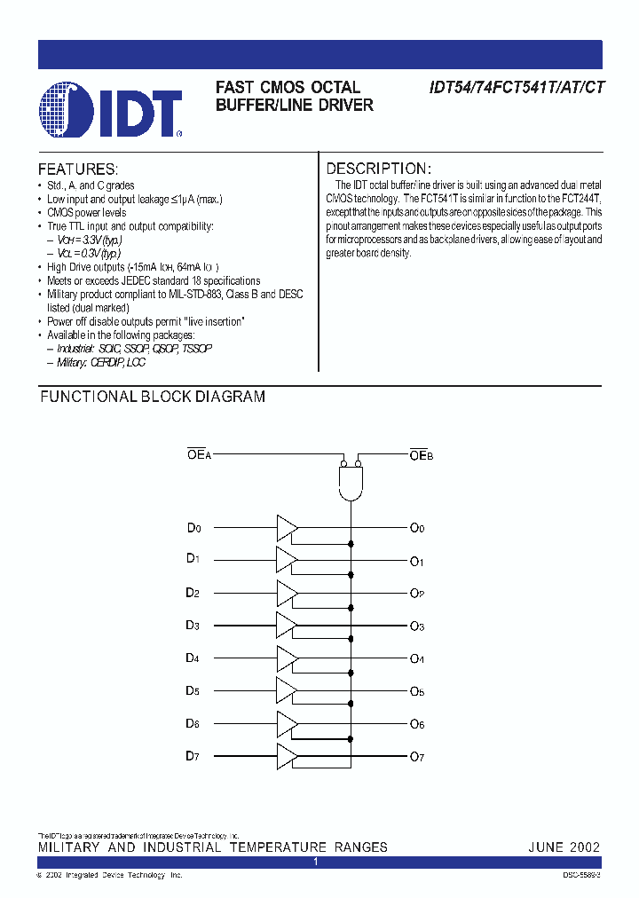 IDT54FCT541CTD_3404718.PDF Datasheet