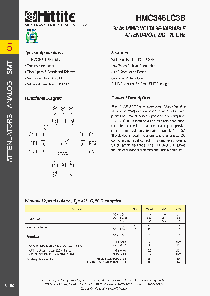 HMC346LC3B_3405516.PDF Datasheet
