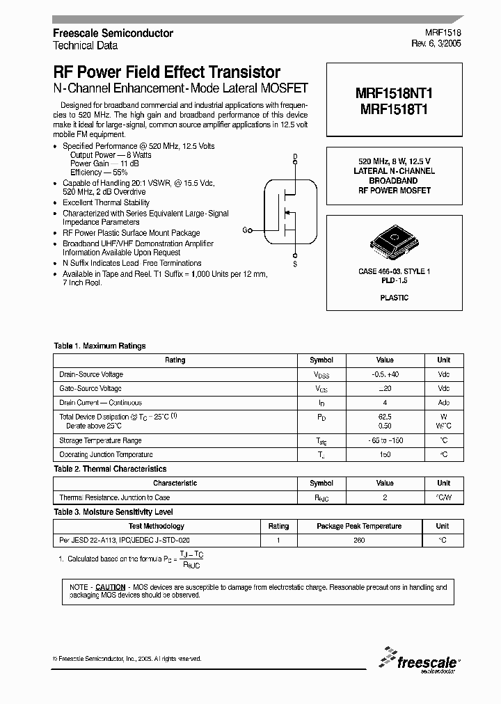 MRF1518T1_3406847.PDF Datasheet