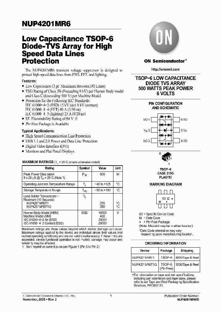 NUP4201MR6_3406498.PDF Datasheet