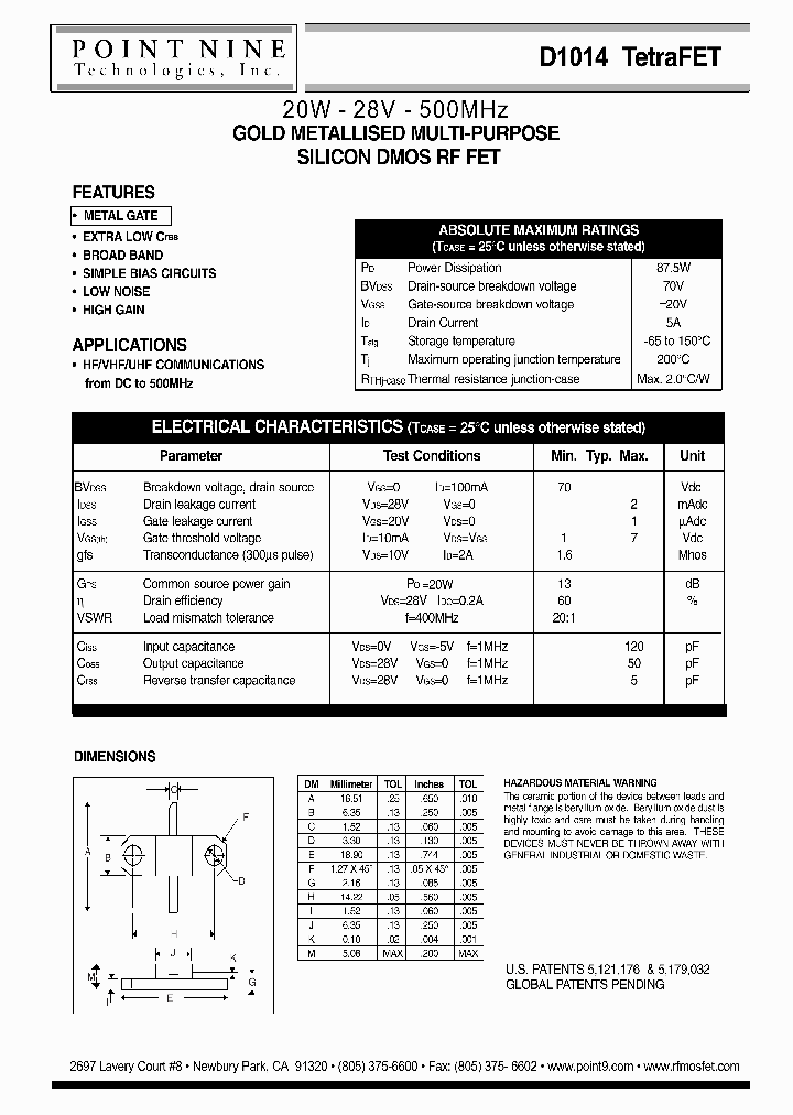 D1014_3413562.PDF Datasheet