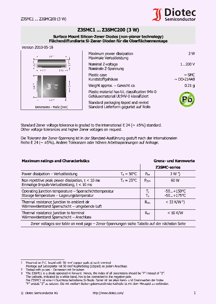 Z3SMC160_3414356.PDF Datasheet