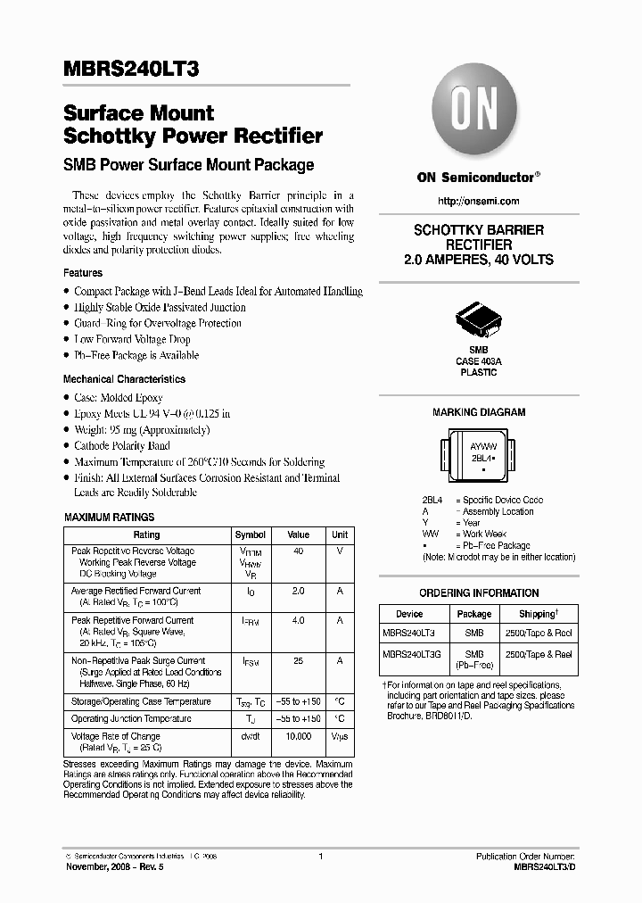 MBRS240LT3_3419044.PDF Datasheet