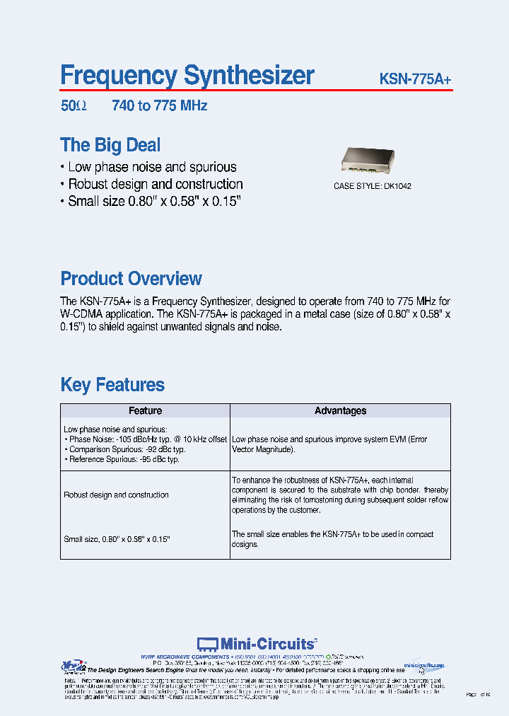KSN-775A_3419134.PDF Datasheet