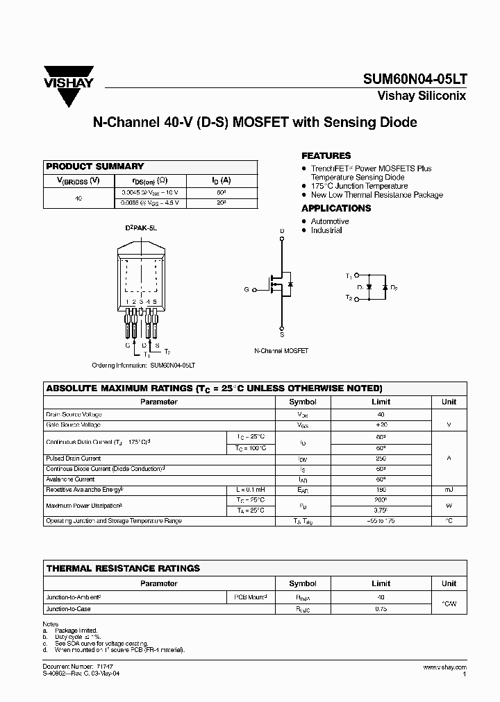 SUM60N04-05LT_3420633.PDF Datasheet