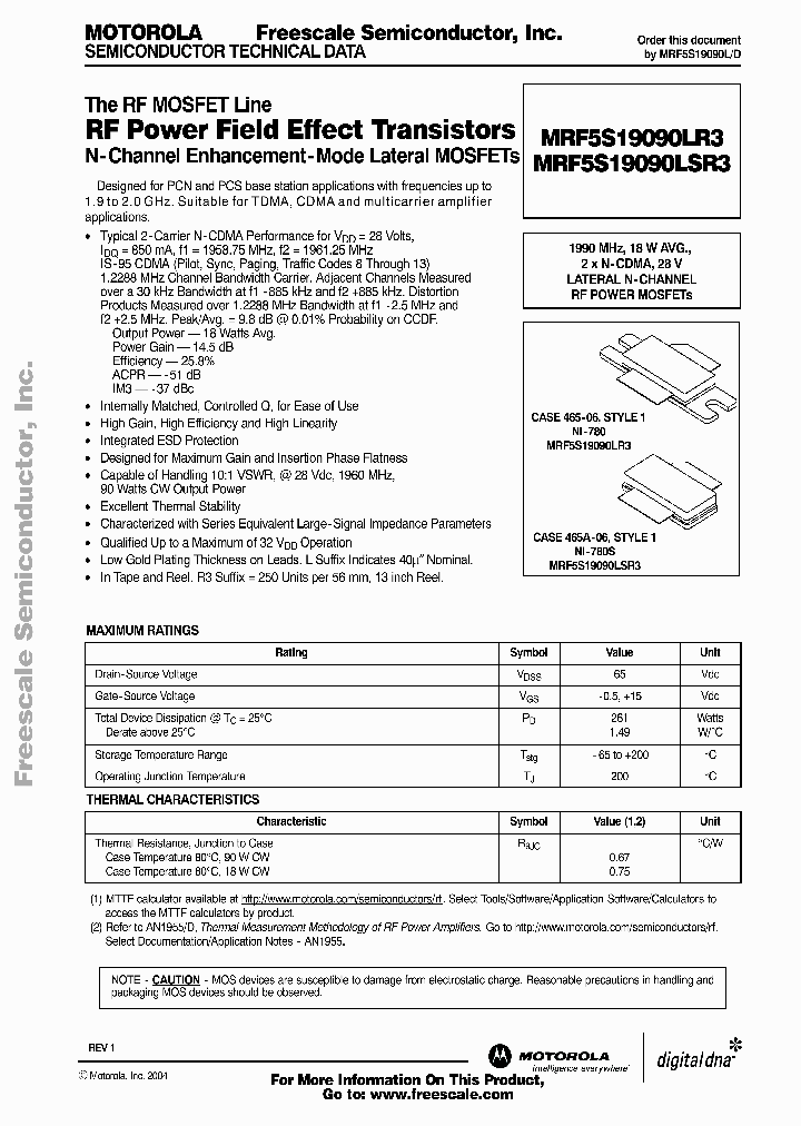 MRF5S19090L_3422446.PDF Datasheet