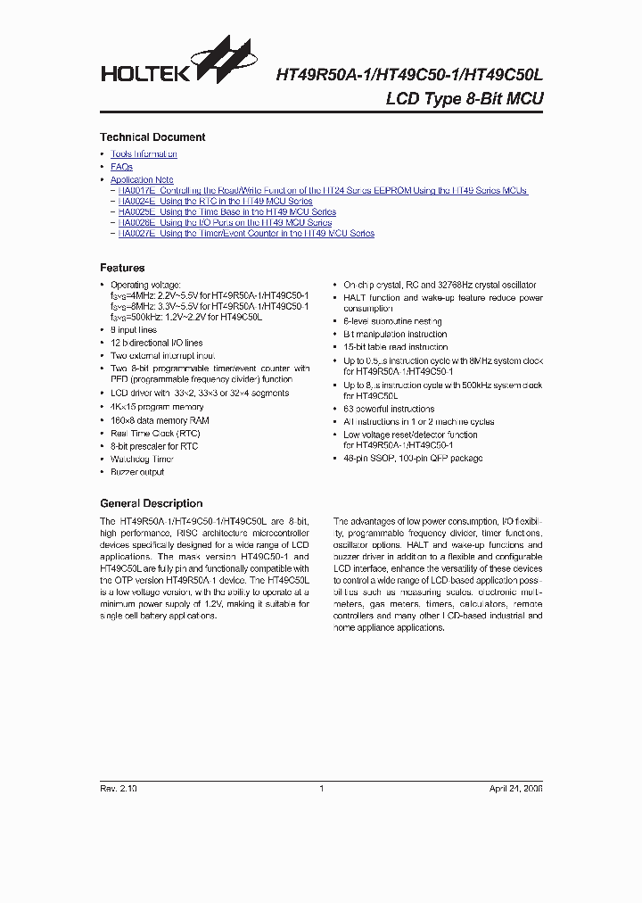 HT49C50-1_3461642.PDF Datasheet