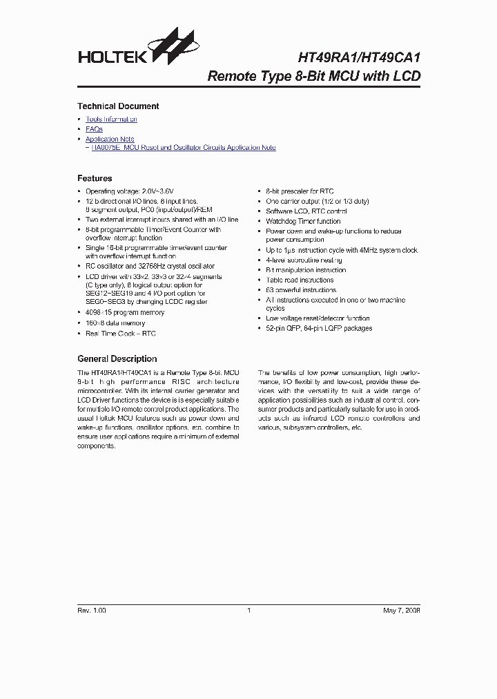 HT49CA1_3461646.PDF Datasheet
