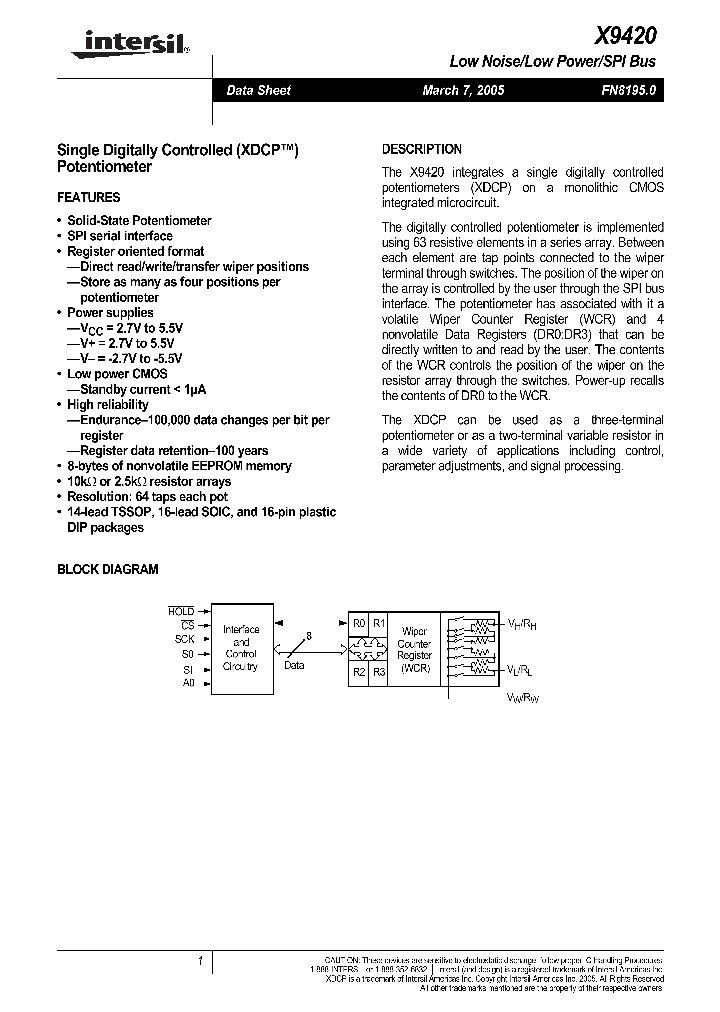 X9420WP-27_3466049.PDF Datasheet