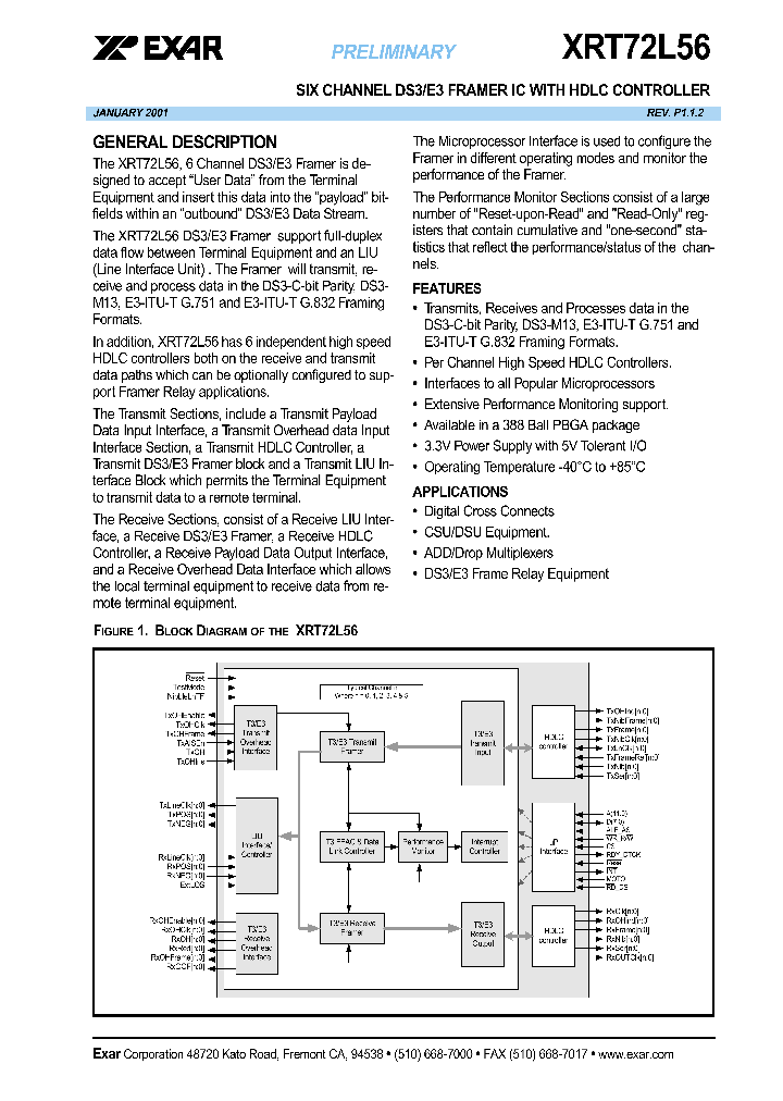 XRT72L56_3474247.PDF Datasheet