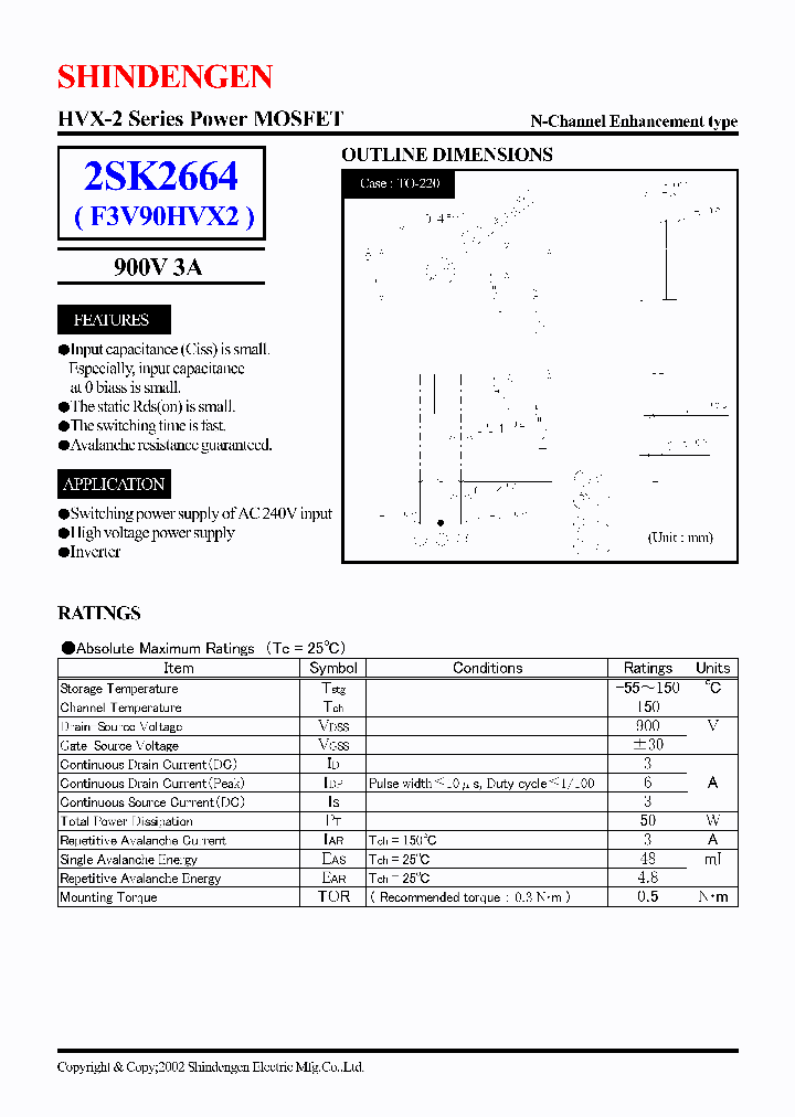 2SK2664_3475416.PDF Datasheet