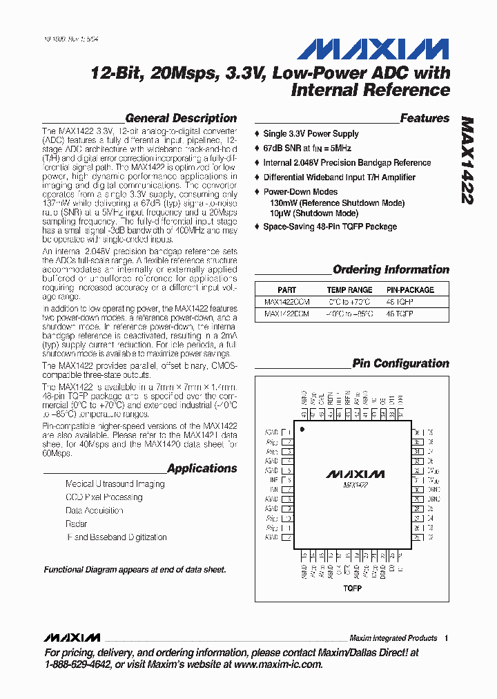 MAX1422CCM_3481107.PDF Datasheet