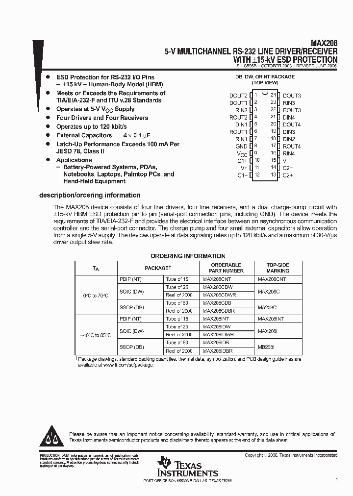 MAX208IDBE4_3488632.PDF Datasheet