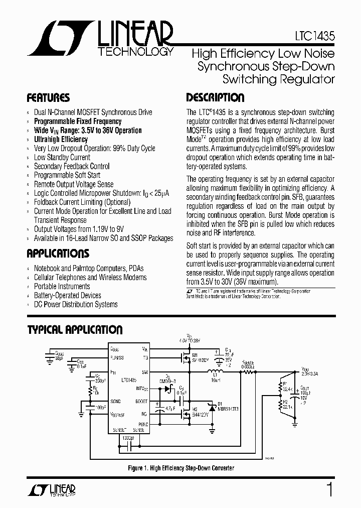 LTC1435CS_3499299.PDF Datasheet