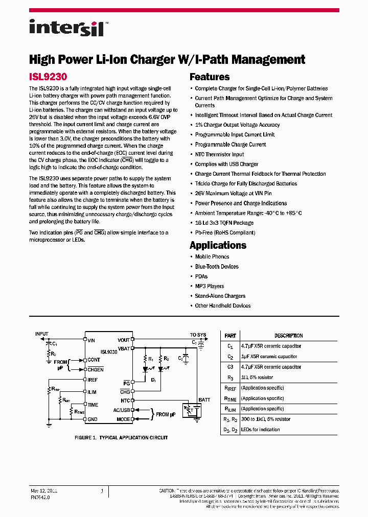 ISL9230_3505687.PDF Datasheet