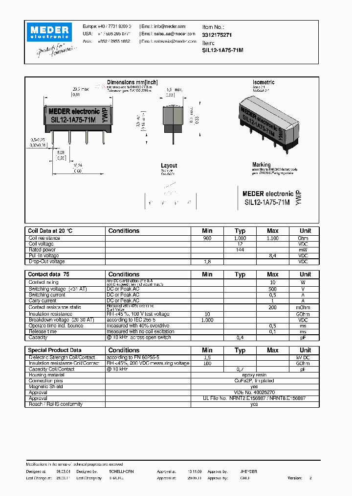 SIL12-1A75-71M_3507989.PDF Datasheet