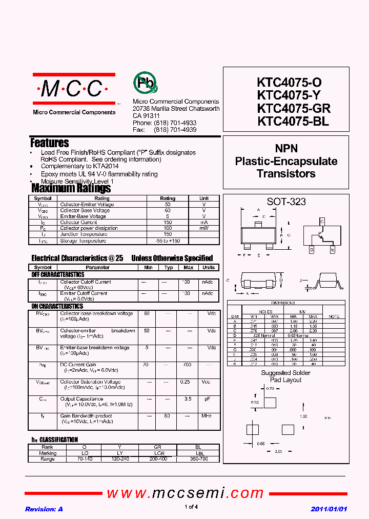 KTC4075-GR_3507585.PDF Datasheet