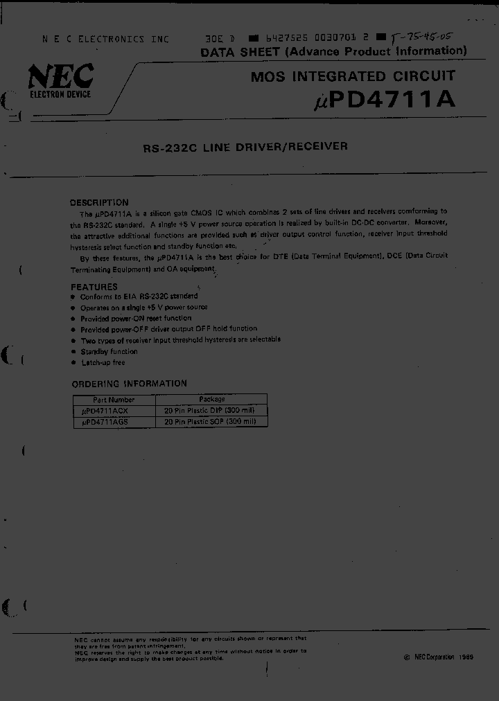 UPD4711ACX_3517297.PDF Datasheet