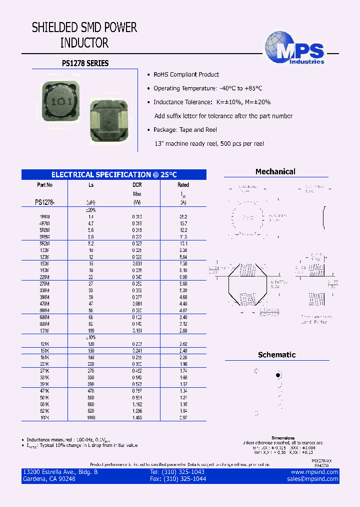 PS1278-100M_3521468.PDF Datasheet