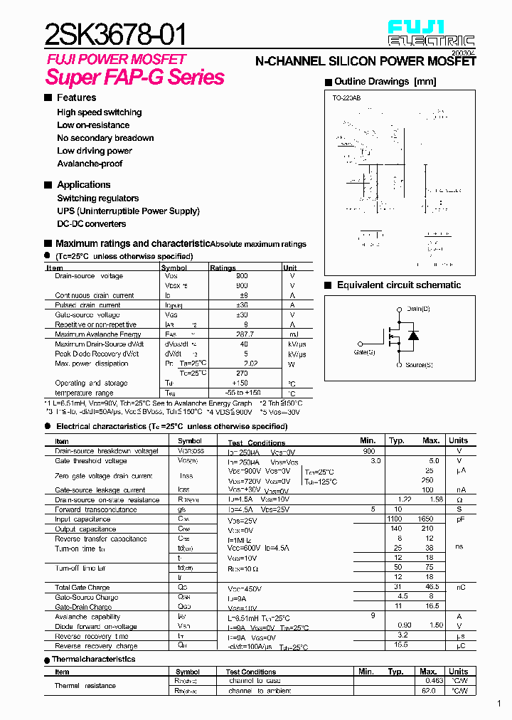 2SK3678-010306_3521557.PDF Datasheet