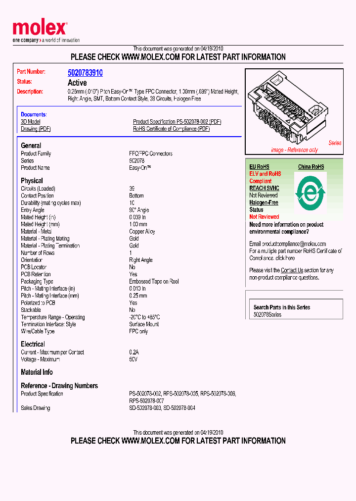502078-3910_3522071.PDF Datasheet