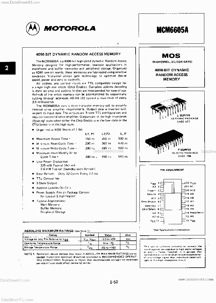 MCM6605A_3524255.PDF Datasheet