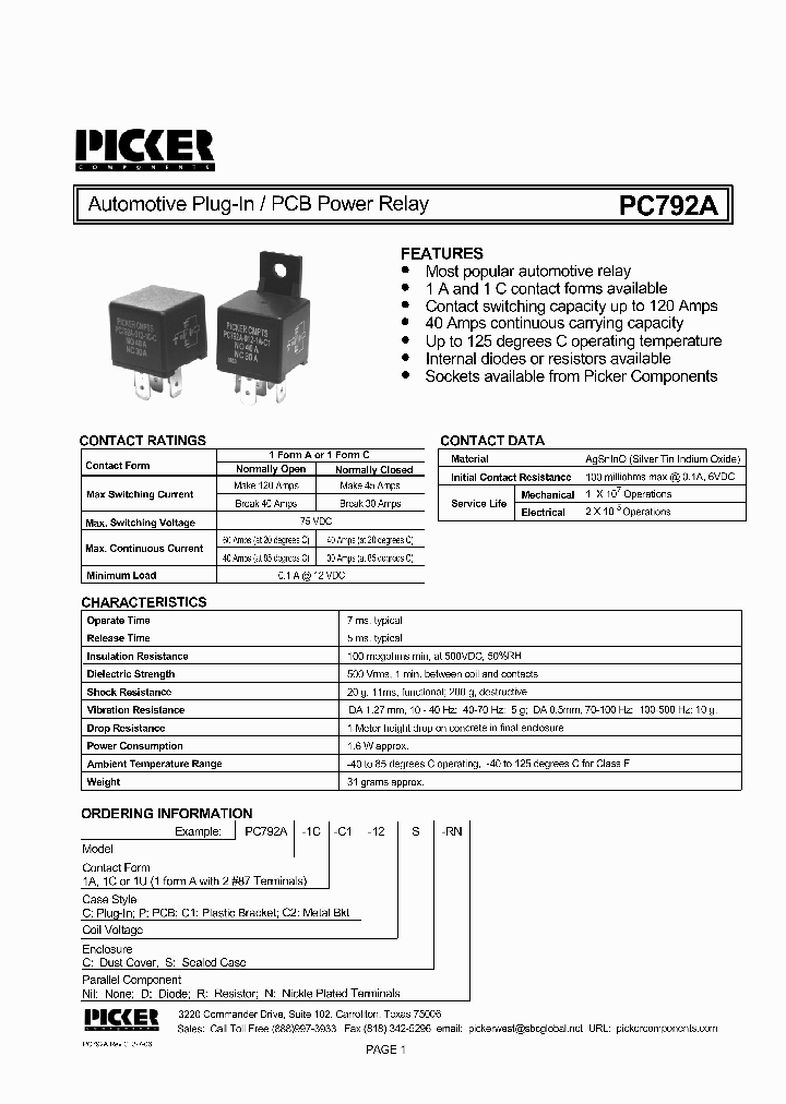 PC792A1CC2-12SN_3526830.PDF Datasheet