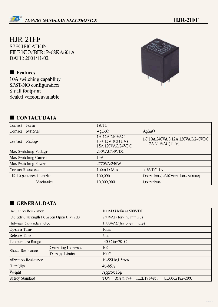 HJR-21FF_3535236.PDF Datasheet