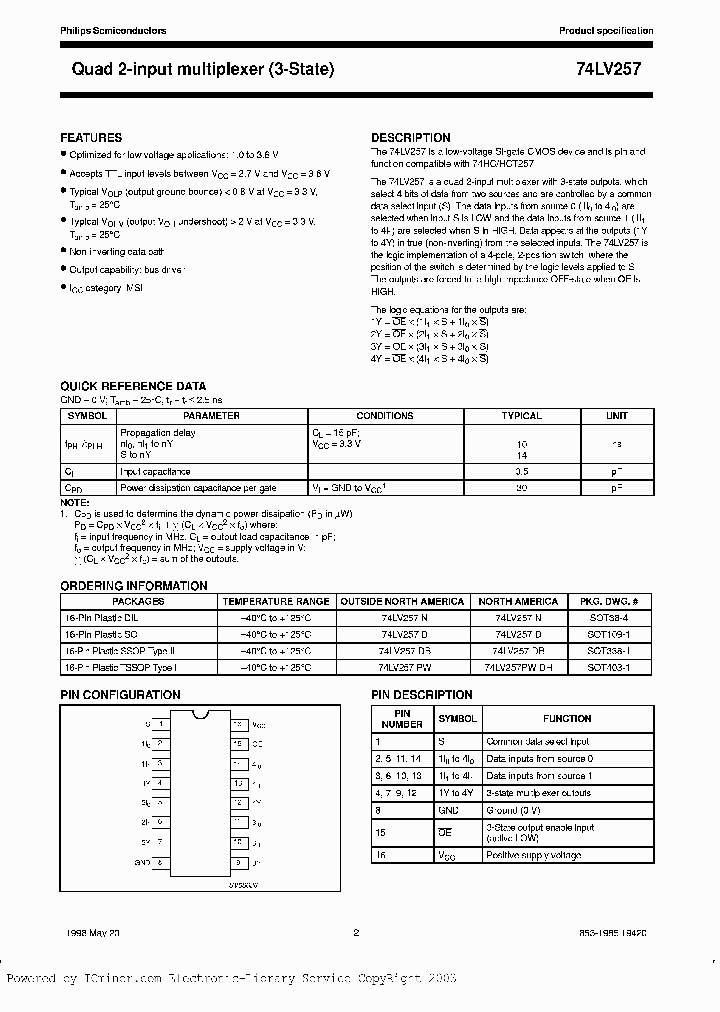 74LV257D-T_3537706.PDF Datasheet