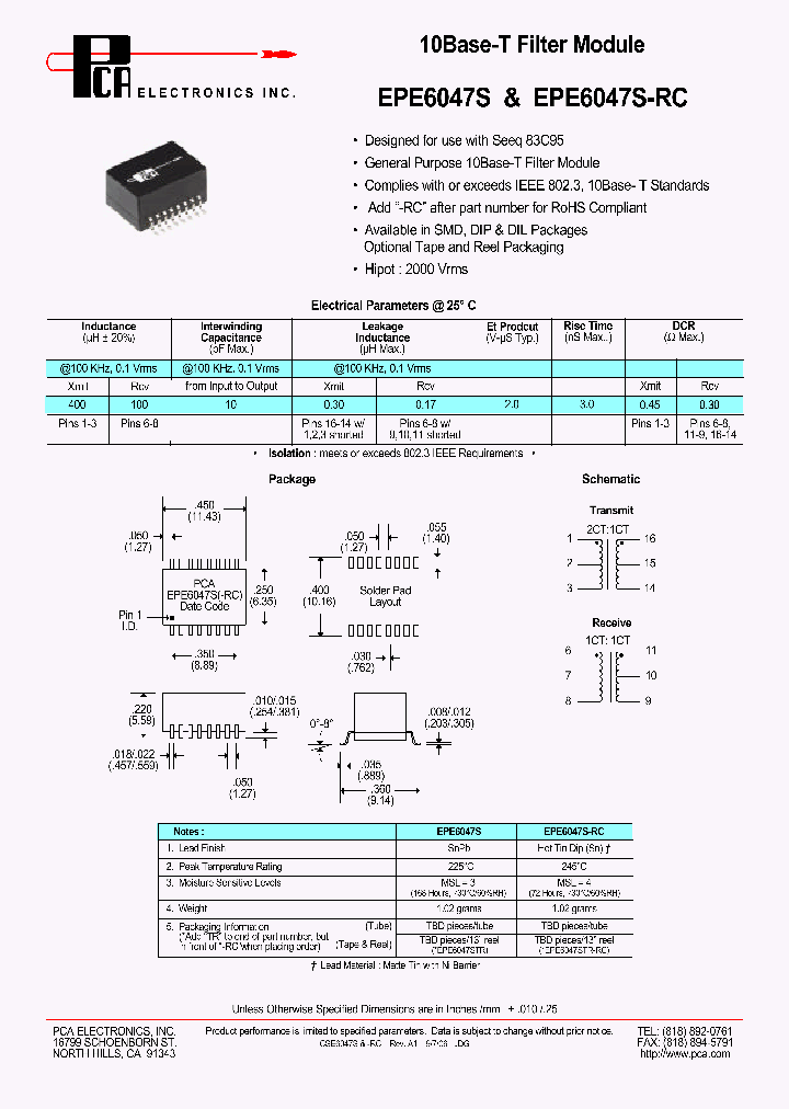 EPE6047S-RC_3558889.PDF Datasheet