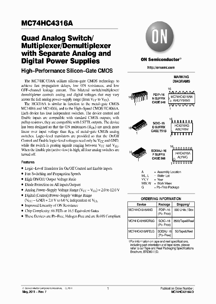 MC74HC4316A11_3578196.PDF Datasheet
