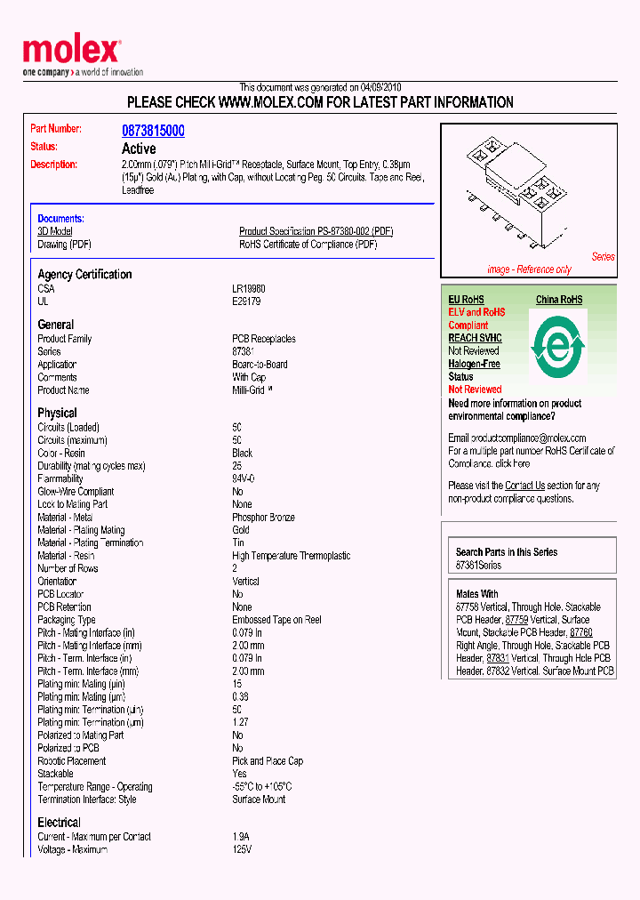 87381-5000_3593167.PDF Datasheet