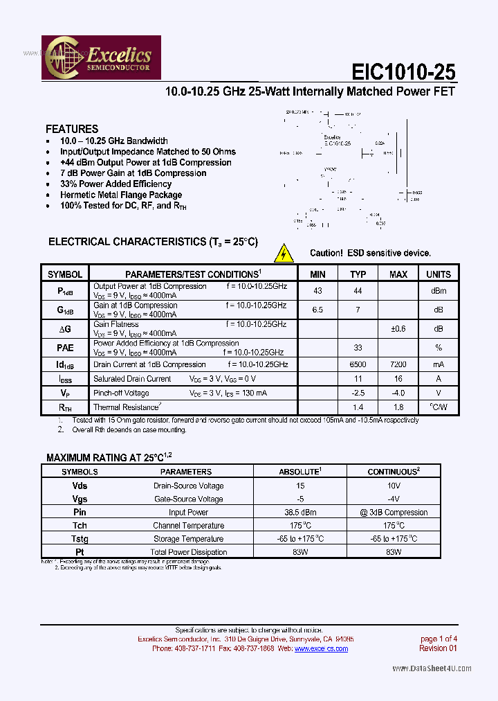 EIC1010-25_3605961.PDF Datasheet