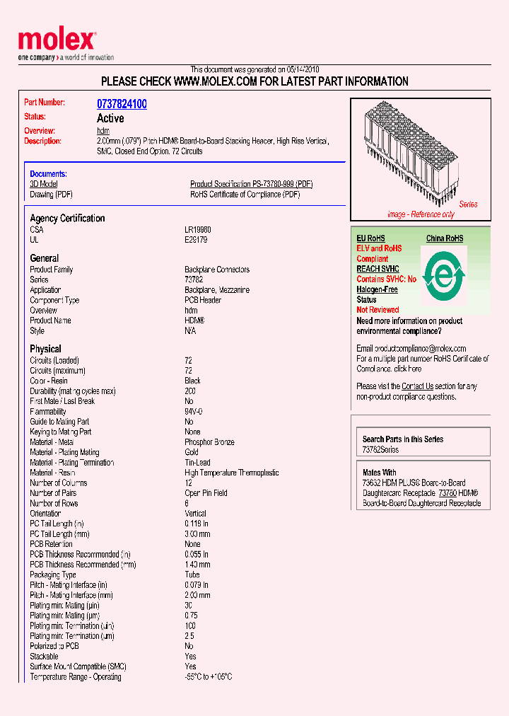 73782-4100_3607333.PDF Datasheet