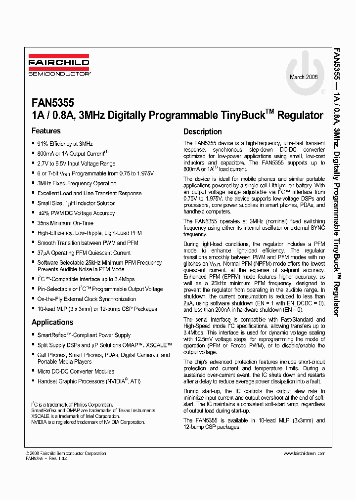 FAN5355_3611861.PDF Datasheet