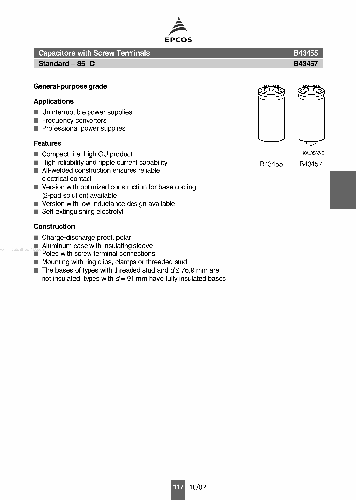 B43455_3616898.PDF Datasheet