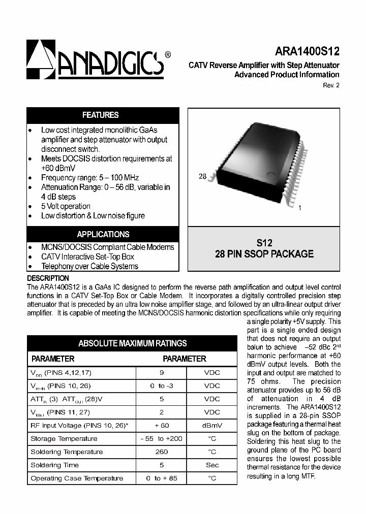 ARA1400S12_3622110.PDF Datasheet