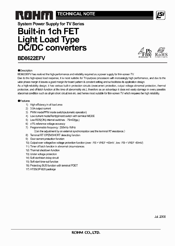 BD8622EFV_3658797.PDF Datasheet