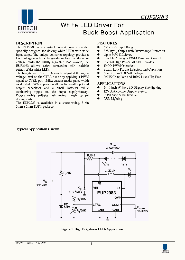 EUP2983_3658945.PDF Datasheet