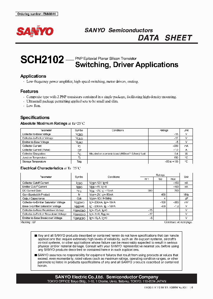 SCH2102_3667079.PDF Datasheet